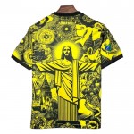 Günstige Fußballtrikots Brasilien Special Edition 2024 Gelbe Kurzarm